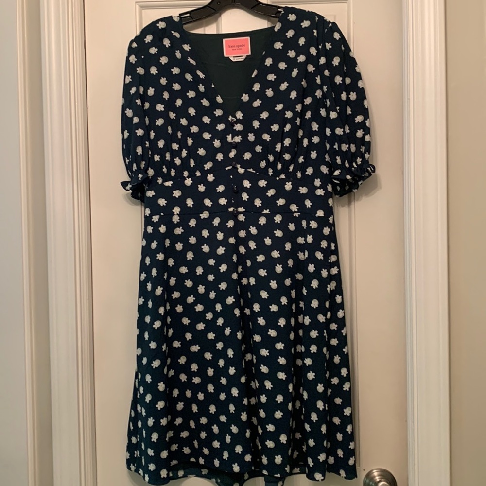 kate spade floral dot dress